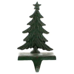 Cast Iron Christmas Tree Stocking Holder