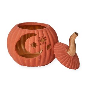 Celestial Terracotta Jack-O-Lantern Luminary, Small