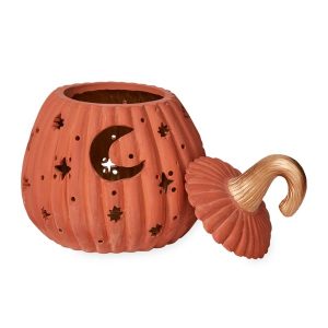 Celestial Terracotta Jack-O-Lantern Luminary, Large