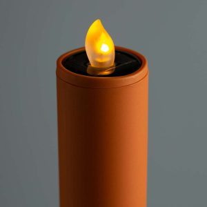 Colorful Solar Candlestick Stakes, Set of 4