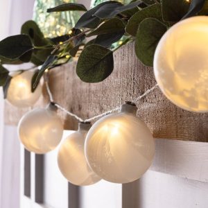 Frosted LED String Lights - Frosted Ball