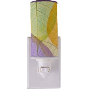Pressed Leaf Nightlights - Green