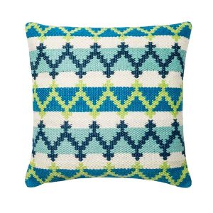 Aztec Handwoven Outdoor Throw Pillow 22" Square