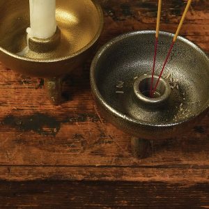 Naomi Candle/ Incense Holder - Black