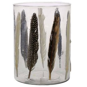 Enameled Feather Hurricane Collection