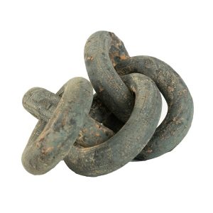 Sculpted Gray Clay Chain