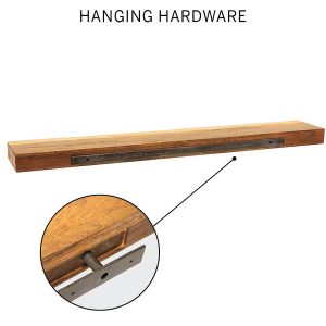 Live-Edge Mango Wood Floating Shelf Collection