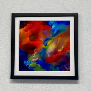 "Grand Orange", Framed Print Art by Usha Shukla