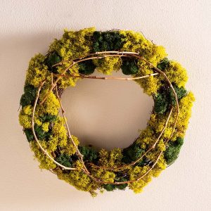 Zen Moss Wreath, 18"Dia.