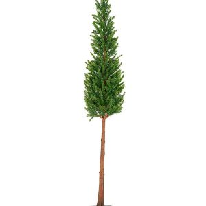 Faux Green Fir Pine Tree, 37"H