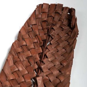 Woven Kejur Leaves, Set of 3 - Tobacco