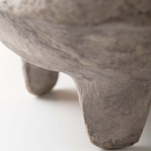 Fabric Mache Footed Bowls, Set of 3