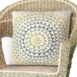 Liora Manne Ombre Indoor/Outdoor Pillow, 20"Sq. - Cool