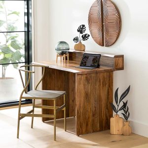 Globe Glass Desk Light with Stand - Green