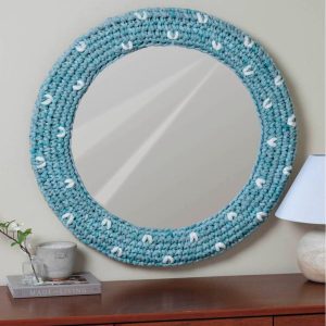 Woven Cotton Rope Mirror