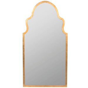 Lincoln Gold Leaf Metal Wall Mirror