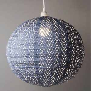 Soji Stella Nova Boho 18' Indoor/Outdoor Tyvek Pendant Lamp  - Pearl