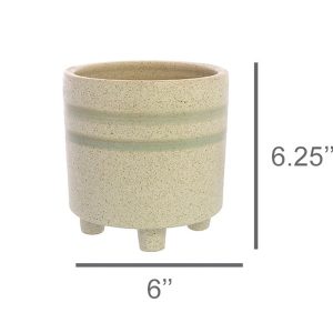 Fluorite Ceramic Cachepot Collection
