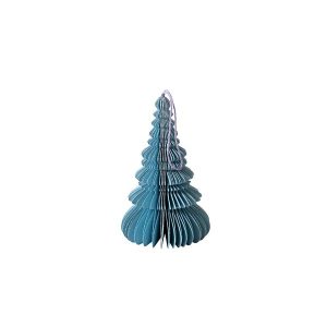 Hand-Cut Honeycomb Paper Tree Ornament - White