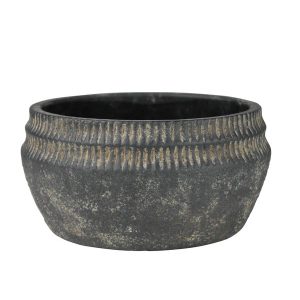 Yara Low Cement Planter Collection
