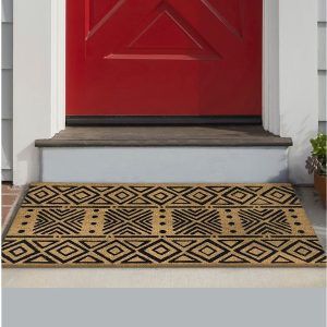 Natura Abstract Coir Doormat