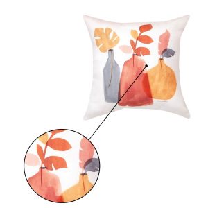 Terracotta Climaweave Reversible Indoor/ Outdoor 18" Sq. Pillow