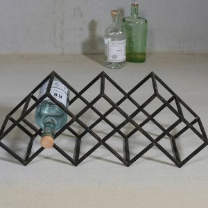 Graft Iron 7-Bottle Wine Rack