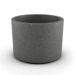 Cylinder Tabletop Concrete Planter - Gray