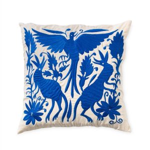 Otomi Mexican Embroidered Animal Stitched Pillow Cover