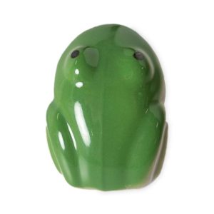 Whimsical Ceramic Floating Frogs, Set of 2