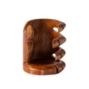 Artisan Carved Hand Wine Bottle Holder