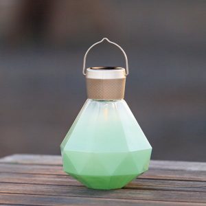 Gem Glass Solar Light - Rose