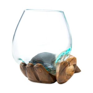 Gyan Carved Hand Vase