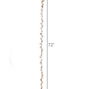 Rose Gold Closed Pinecone Garland