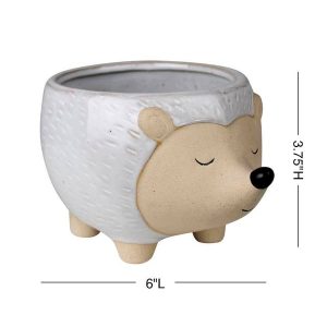 Hedgehog Ceramic Planter