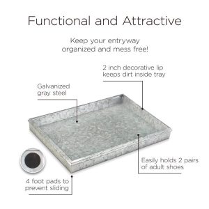 Galvanized Steel Classic Boot Tray