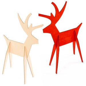 Alpine Wood Reindeer Collection