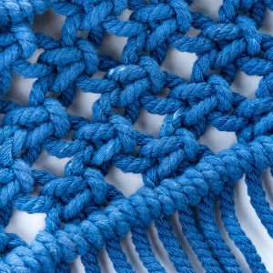 Large Navy Macram' Wall Hanging - Navy