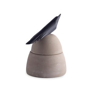 Raven Lidded Containers, Set of 2
