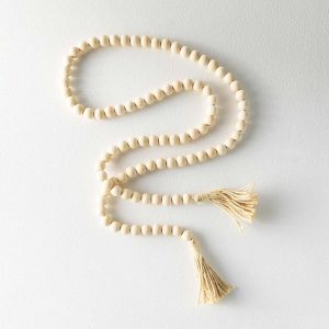 Paulo Wood Bead Garland
