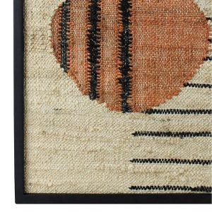 Mana Woven Wall Art, Circle Next To Lines