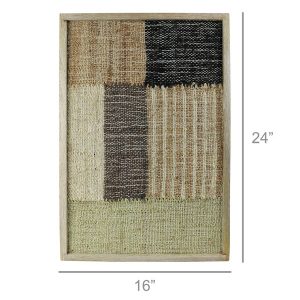 Mana Woven Wall Art, Color Blocks