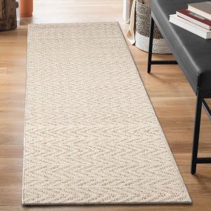 Indoor/ Outdoor Dunes Chevron Rug, 5'3" X 7'3" - Silver