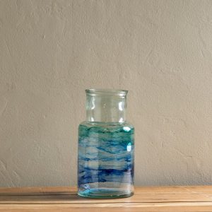 Hand-Blown Recycled Coastal Vase Collection
