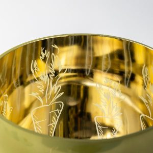 Carrot-Etched Glass Hurricane Collection
