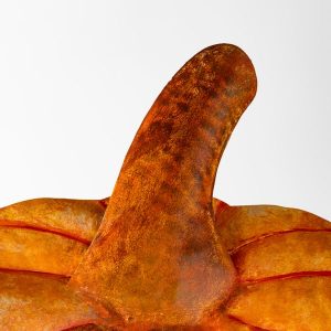Metal Pumpkin Garden Stakes, Set of 4