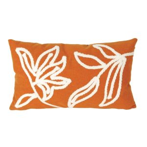 Windsor Indoor/Outdoor Pillow 12" x 20" Lumbar - Orange